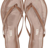 TKEES Foundation Gloss - Flats for Women - Cowhide Leather Upper - Cushioned Leather Footbed - Rubber Outsole Beach Bum 6 B - Medium
