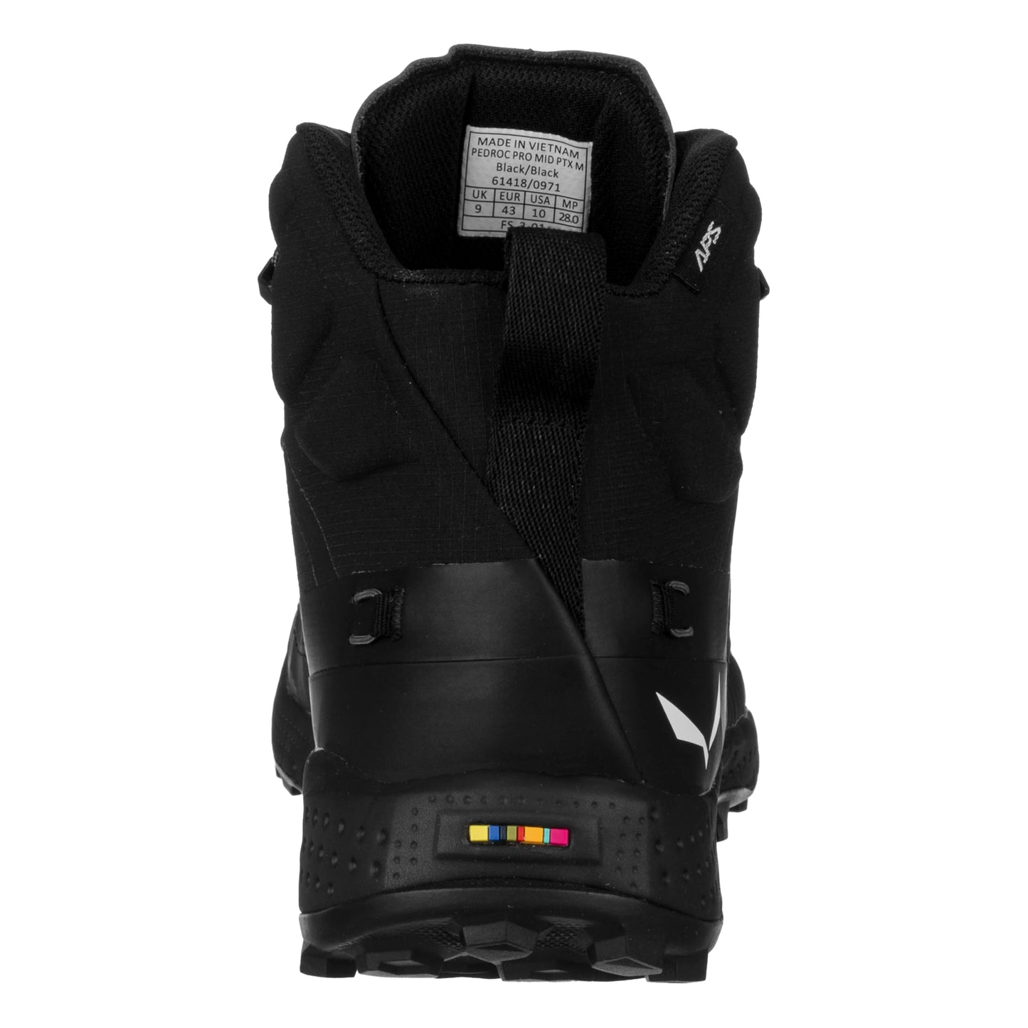 Salewa Men's Pedroc Pro Powertex Waterproof Trekking & Hiking Boot - Black/Black - 11