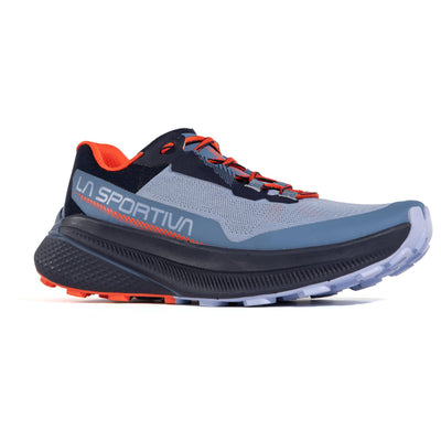 La Sportiva Women's Prodigio Lightweight Performance Trail Running Shoes, Stone-Blue/Moonlight, 8.5 US | 40 EU