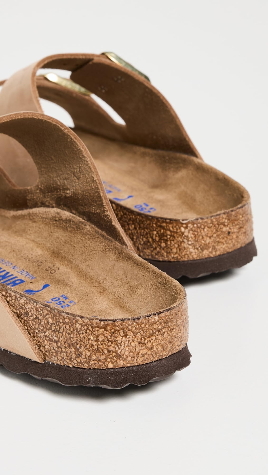 Birkenstock Women's Arizona Soft Footbed Sandals, Sandcastle, 10-10.5 Medium US