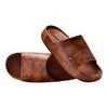 Nike Calm Printed Men's Slides (HQ1125-200, Cinnamon/Monarch) Size 8