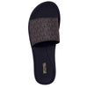 Michael Kors Wade Slide Sandals,Mini Mk,PVC, Brown (numeric_8)