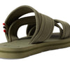 Hunter Womens Elastic Crossover Slide Lichen Green 10 M