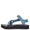 Teva Women's Midform Universal Sandal, Retro Geometric Blue, 5