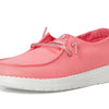 HEYDUDE Girls Wendy Stardust (Little Kid/Big Kid) Plumeria Pink 6 Medium