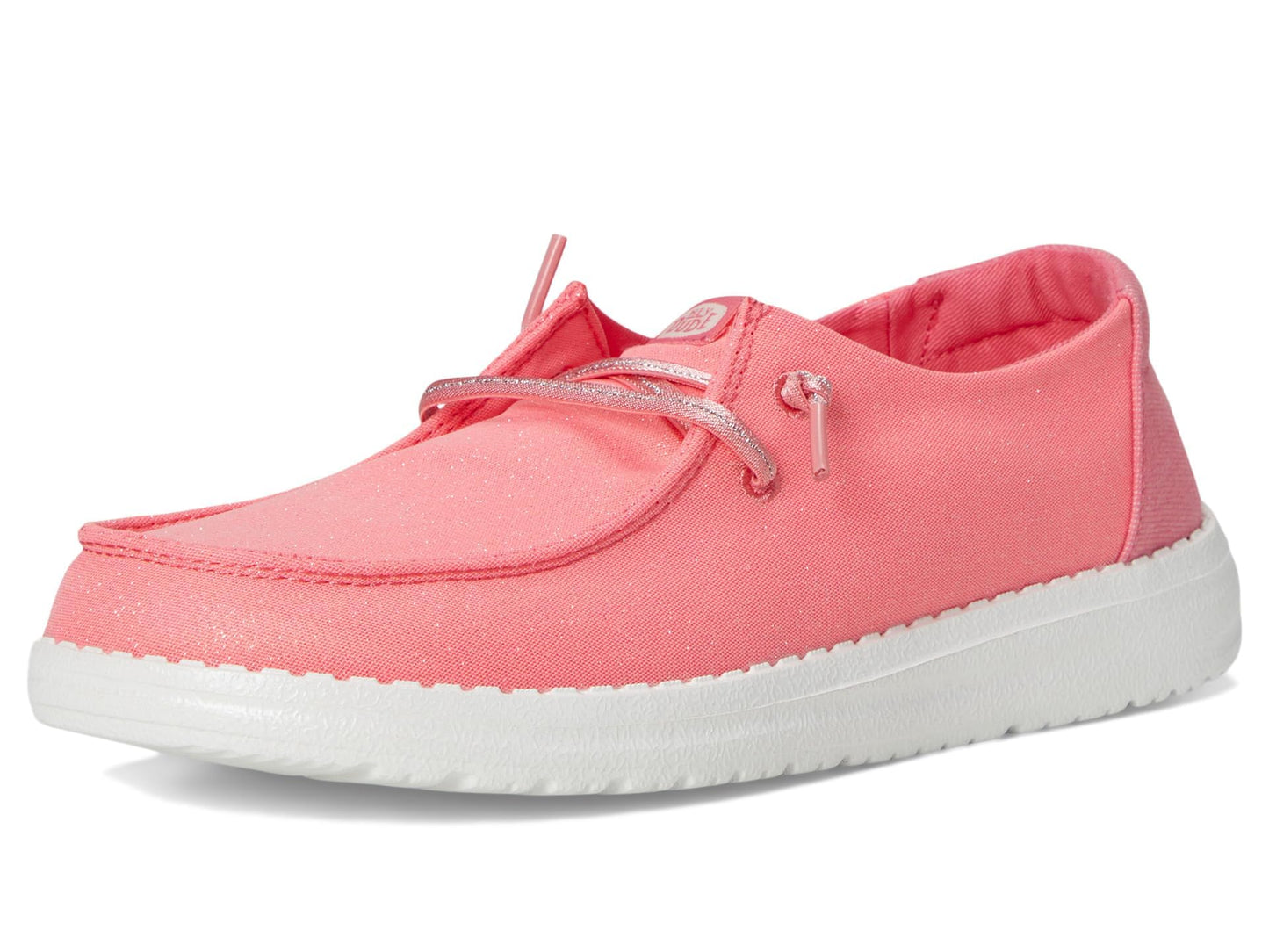 HEYDUDE Girls Wendy Stardust (Little Kid/Big Kid) Plumeria Pink 6 Medium