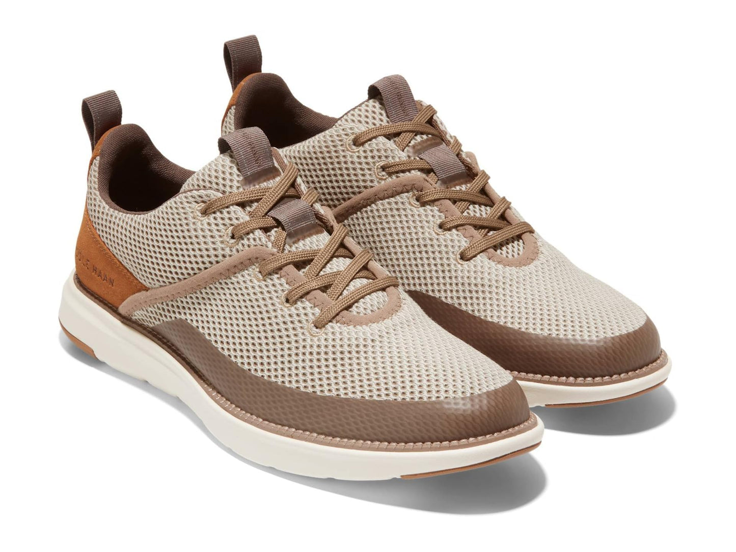 Cole Haan Men's Grand Atlantic Sneaker, Silver Lining/Acorn/Ivory, 10.5-M US