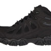 Thorogood Crosstrex Mid Waterproof Hiking Boots for Men - Lightweight Black Leather and Mesh with Toe, Comfort Insole, and Athletic Traction Outsole, Black/Grey - 12 M
