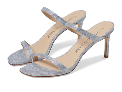 Stuart Weitzman Aleena 75 Silver 8.5 M