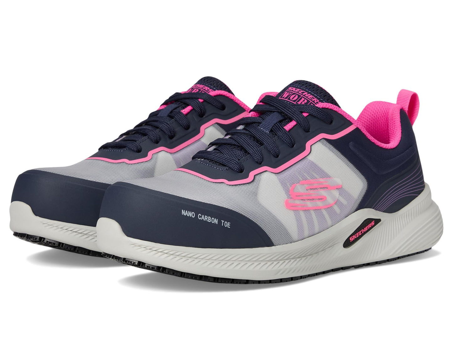 Skechers Womens Carbix - Niyla Comp Toe Pink 6 Medium
