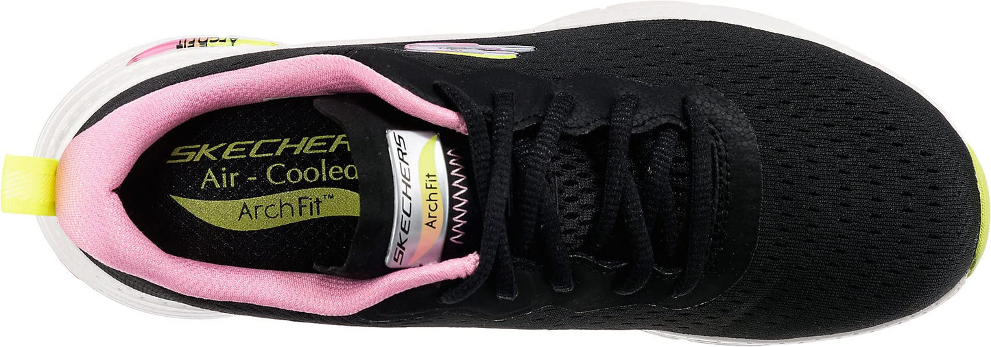 Skechers Sport Arch FitInfinity Cool Sneaker Womens Sneaker 85 BM US BlackMulti