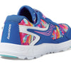 Saucony Ride 10 JR Running Shoe, Blue/Swirl, 8 Wide US Unisex Little_Kid