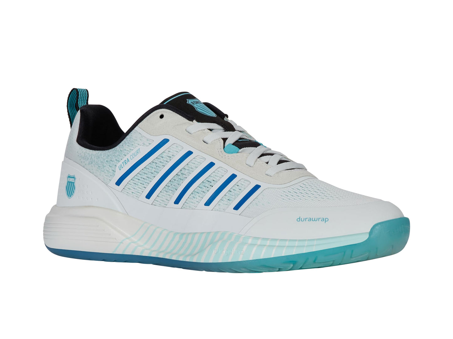 K-Swiss Men's Ultra Court Pickleball Shoe, Bit of Blue/Brilliant Blue/Capri, 9.5 M