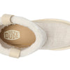 HEYDUDE Women's Camden Cuff Wool Cozy Tan 8 Medium