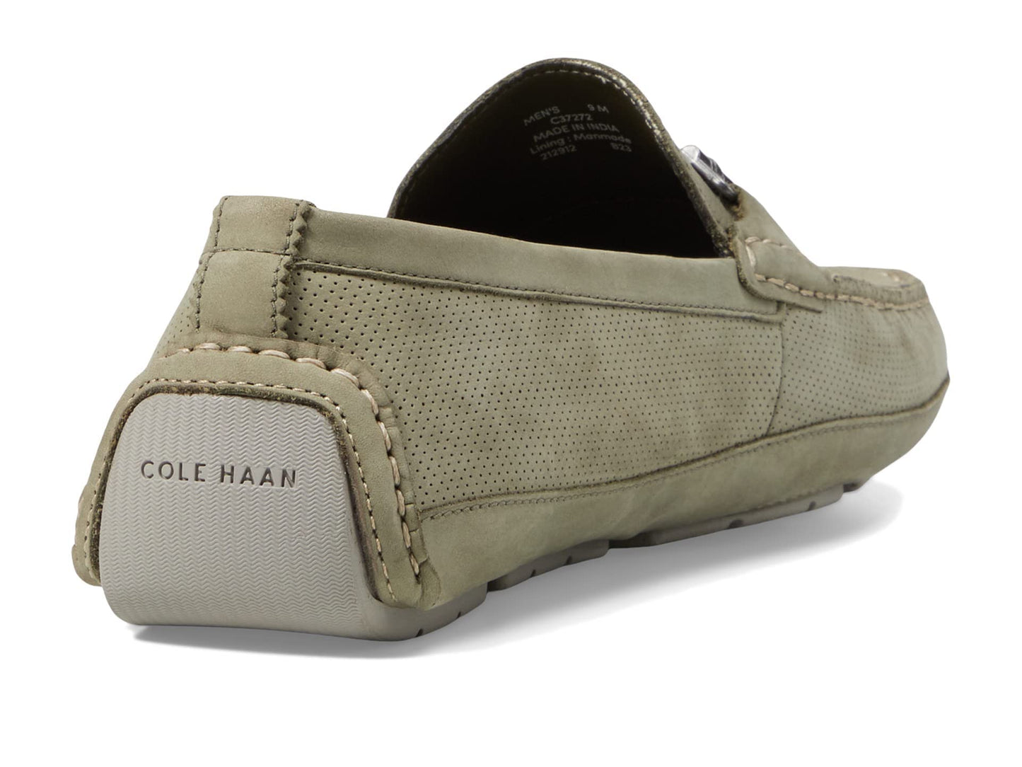Cole Haan Wyatt Bit Driver Tea Leaf Nubuck Perf/Sleet 11.5 D (M)