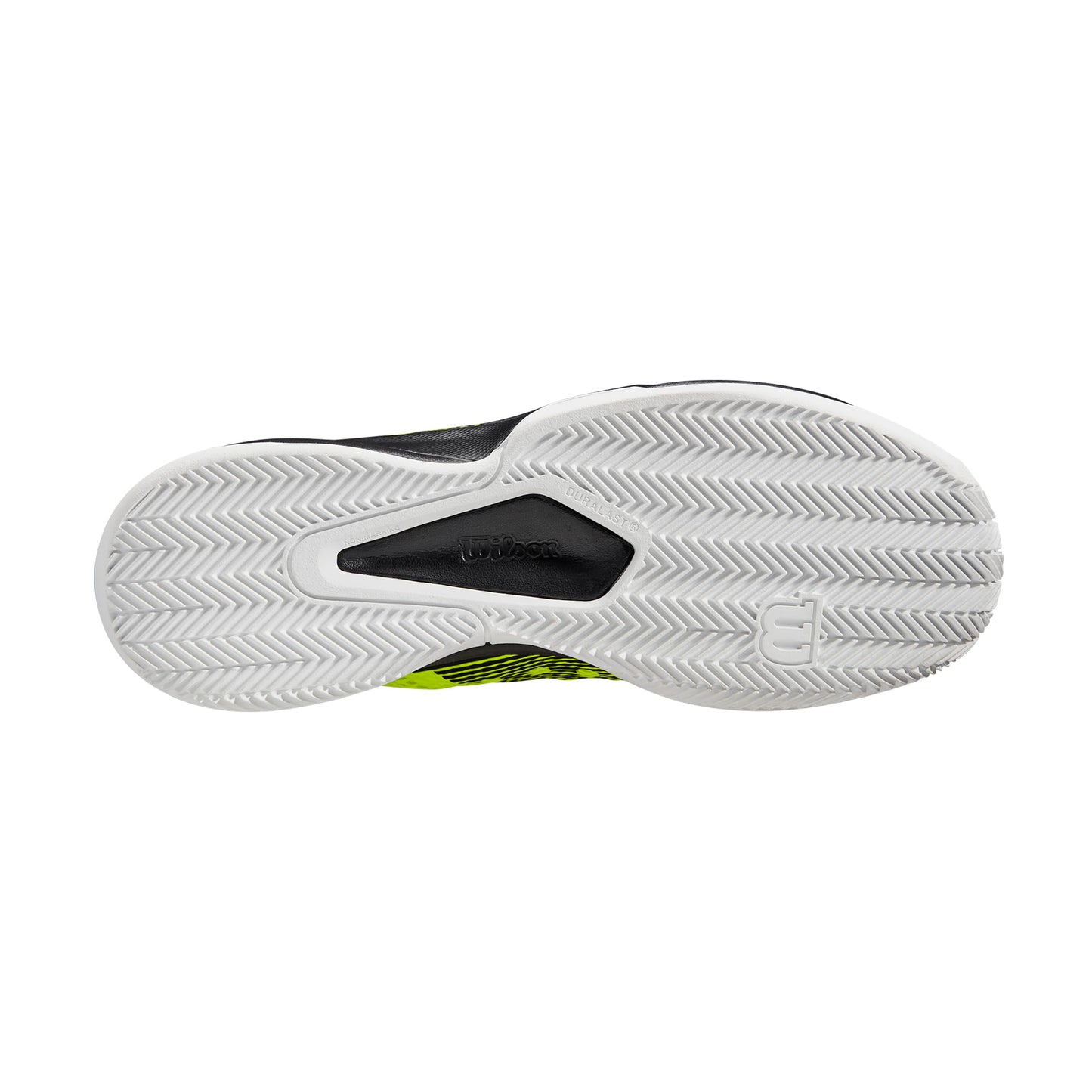 Wilson Men's Hurakn Team Tennis Shoe, Safety Yelllow Black, 12