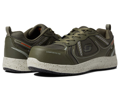 Skechers Summits SR - Jaily Comp Toe Dark Green 8 B (M)