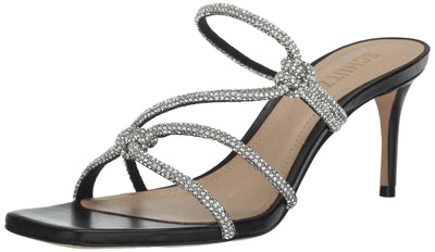 Schutz Women's Lauryn Sandal, Black, 8.5