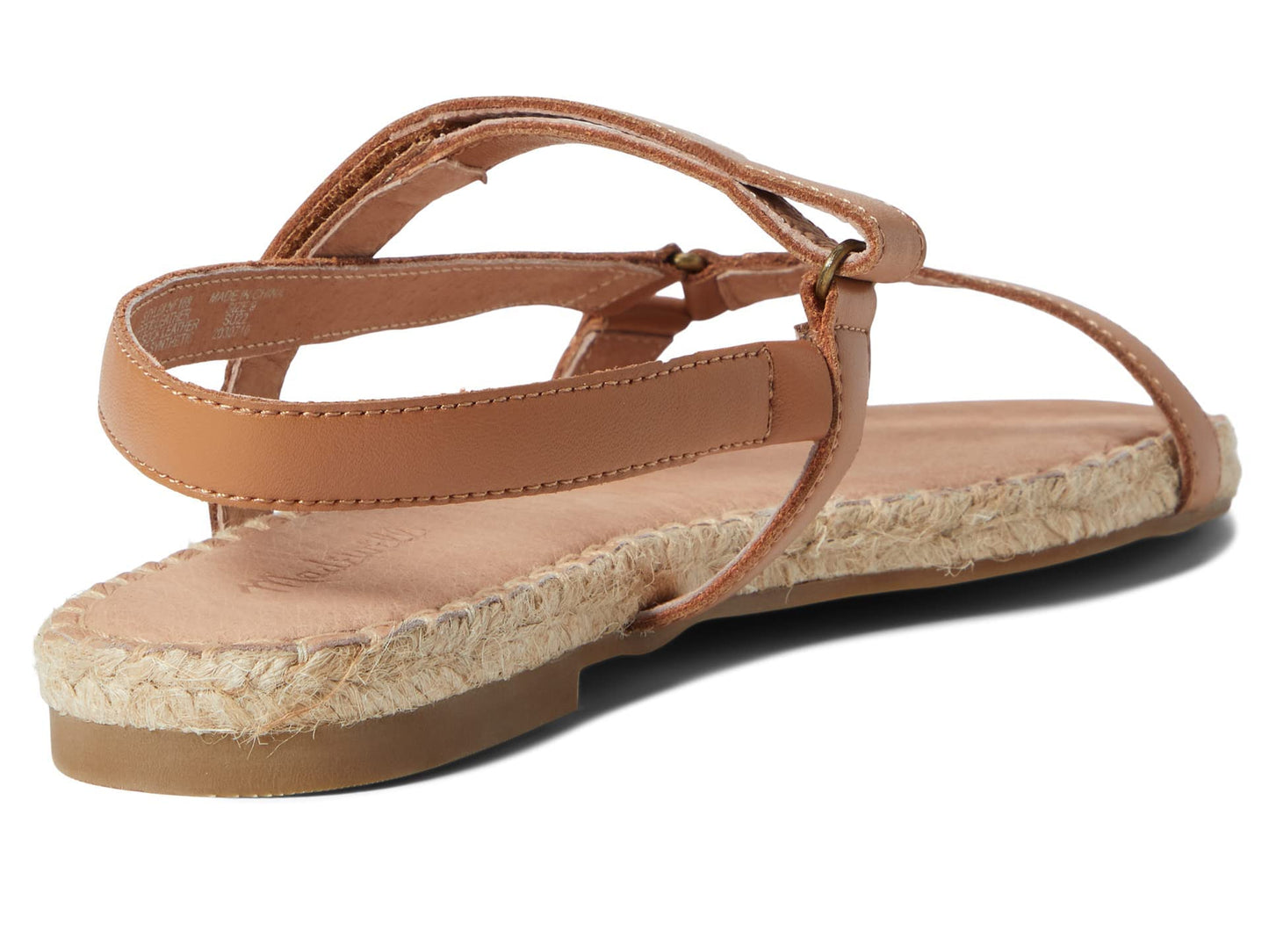 Madewell Beatrice Hook-and-Loop Espadrille Desert Camel 6 M