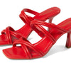 Michael Michael Kors Corrine Sandals for Women - Leather Upper - Synthetic Lining - Synthetic Insole Lacquer Red 7.5 M