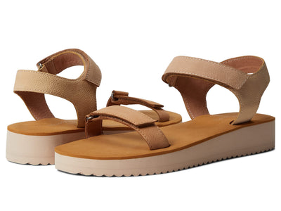 Madewell The Maggie Sandal in Colorblock Sandstone Multi 8 M
