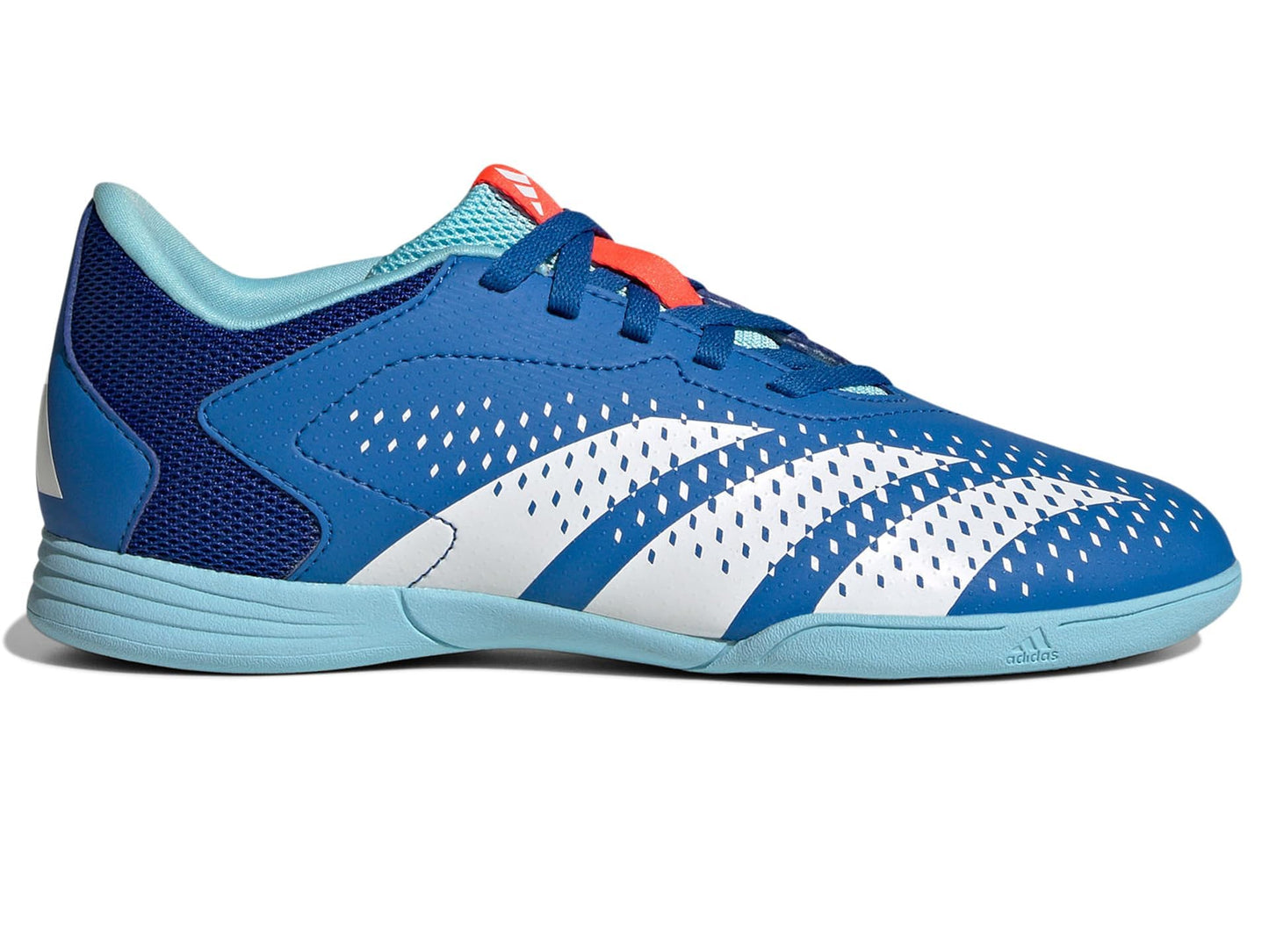 adidas Soccer Predator Accuracy.4 Indoor (Little Kid/Big Kid) Bright Royal/White/Bliss Blue 5.5 Big Kid M