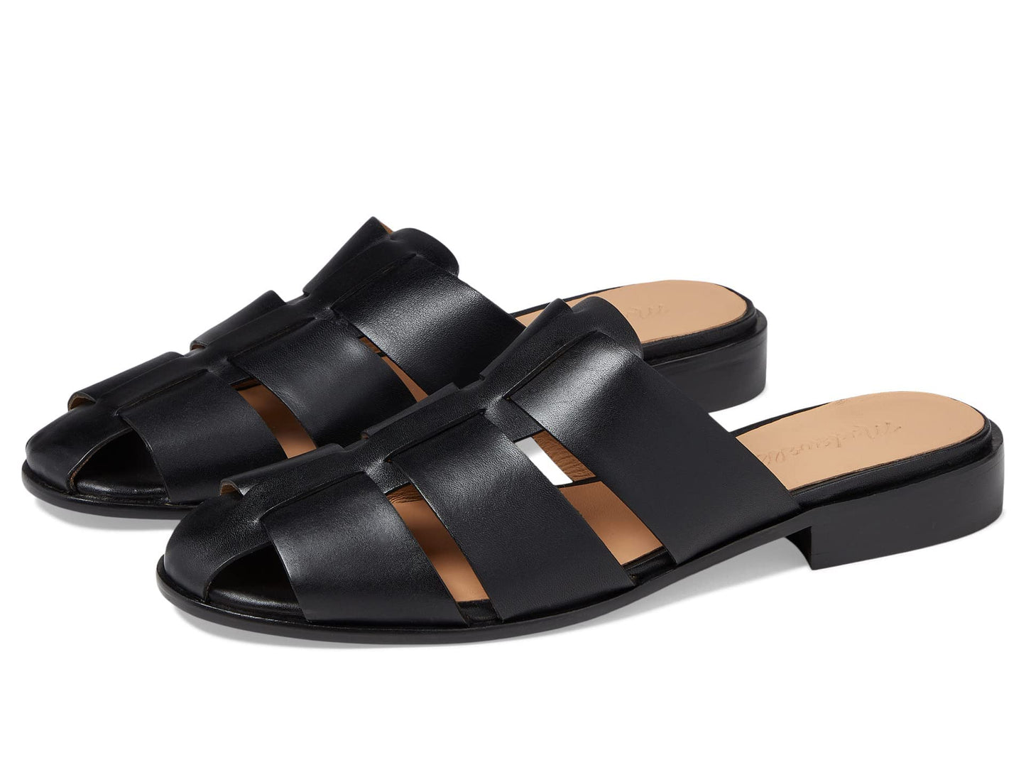 Madewell The Dixson Fisherman Mule True Black 5 M