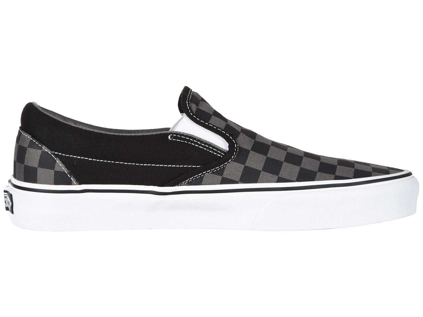 Vans U Classic Slip-On, Unisex-Adult Trainers, Black Pewter Checkerboard, 9 UK