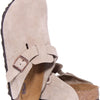 Taupe Suede Boston Clog by Birkenstock