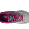 Saucony Cohesion 14 Lace to Toe Running Shoe, Grey/Magenta/Turq, 1.5 US Unisex Big Kid