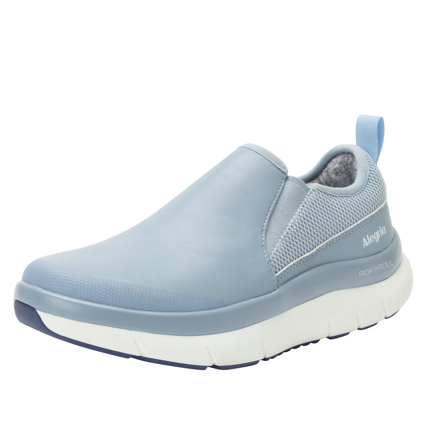 Alegria Rok N Roll Women Shift Lead Dusty Blue Athletic Walking Shoe 5-5.5 M US