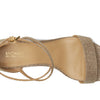 Michael Kors Women's Serena Flex Sandal, Pale Gold/Glitter, 5.5
