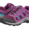 Merrell Unisex Kid's OAKCREEK Low LACE Waterproof Hiking Shoe, PALOMA/Berry, 11 Wide