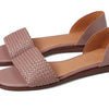 Madewell The Nelda D'Orsay Flat: Woven Edition Warm Thistle 7.5 M