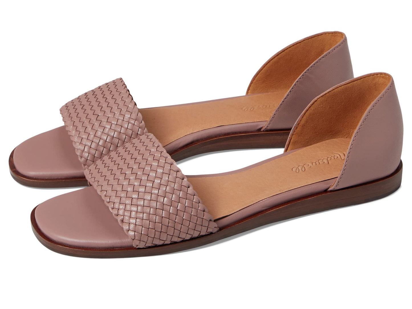 Madewell The Nelda D'Orsay Flat: Woven Edition Warm Thistle 7.5 M