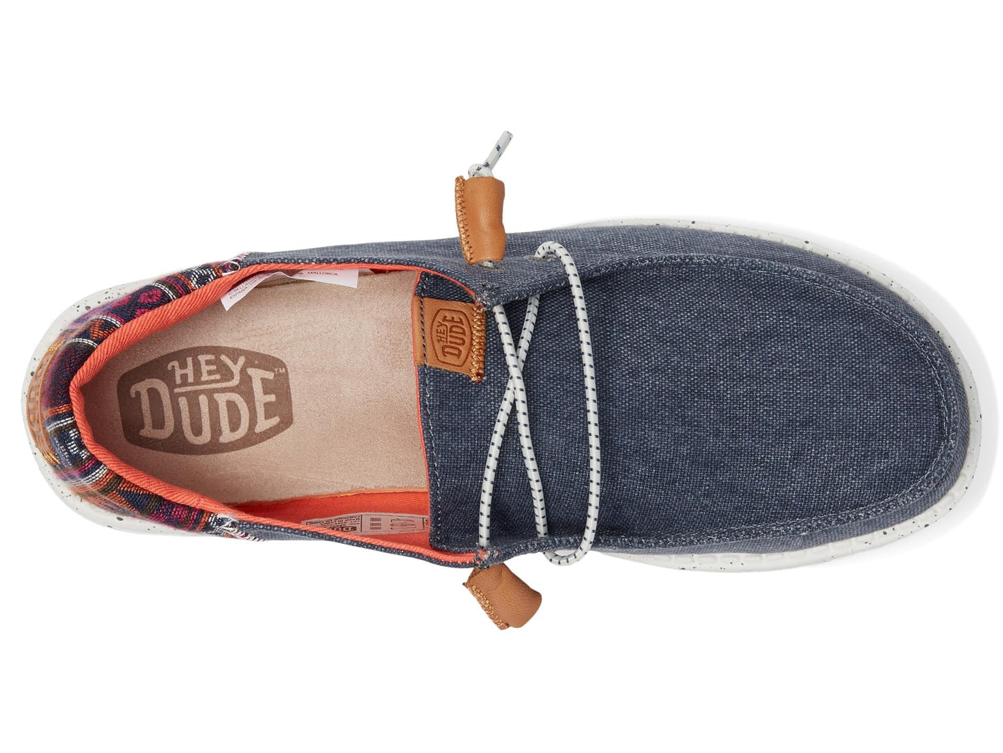 HEYDUDE Wendy Funk Baja Navy Size 12 | Women’s Shoes | Women’s Slip-on Loafers | Comfortable & Light-Weight