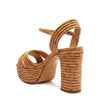 Schutz Women's Latifah Platform Sandal, Natural, 8