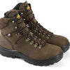 Thorogood American Union 6” Waterproof Steel Toe Work Boots for Men - Premium Leather with Slip-Resistant Outsole and Removable Comfort Footbed; EH Rated, Crazyhorse - 9 3E US