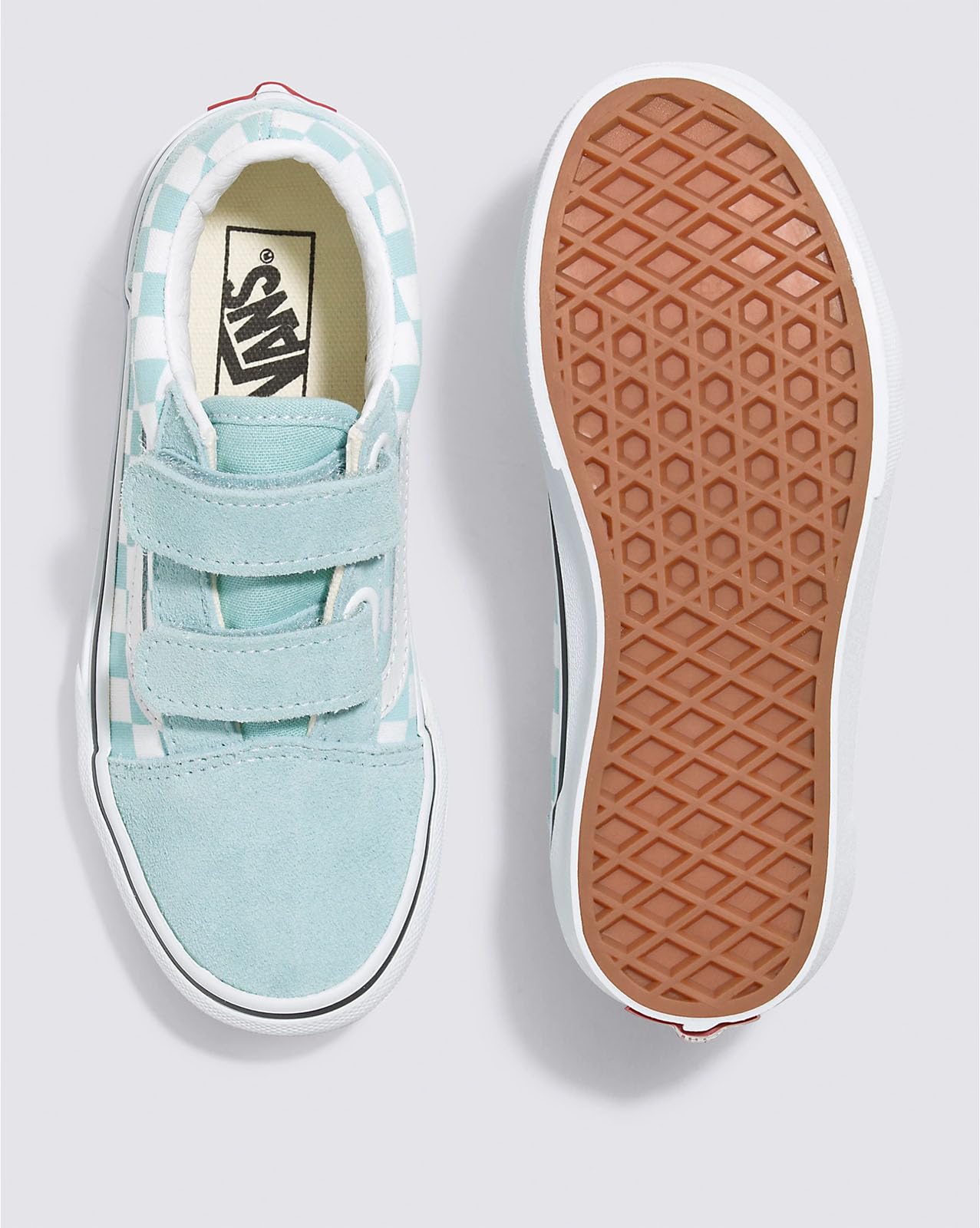 Vans - Kids Old Skool V Shoes, Color Canal Blue, Size: 3 M US Little Kid