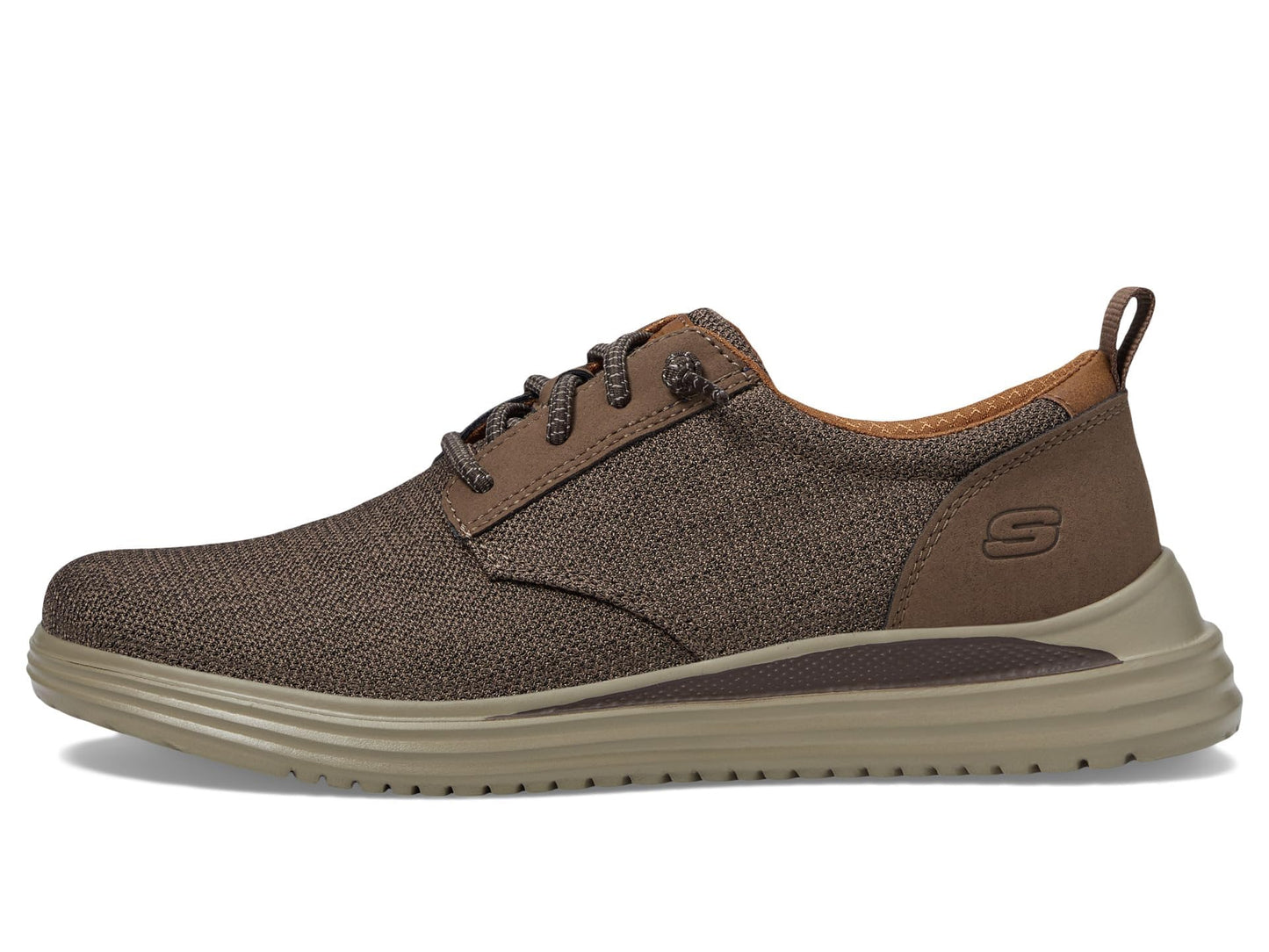 Skechers Men's Proven GladwinTrainers, Brown Mesh, 7.5 US