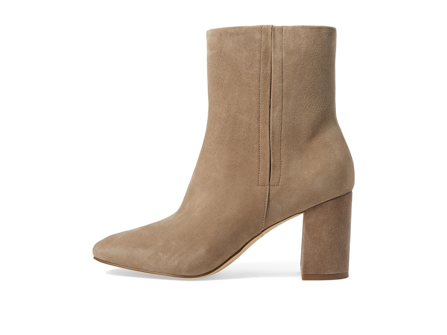Cole Haan Women's Chrystie Square Bootie 75 mm Ankle Boot, Irish Coffee Suede, 7.5