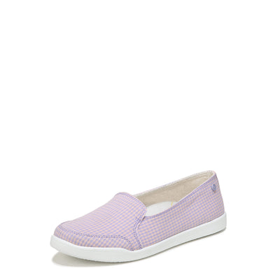 Vionic Beach Manzanita Dusty Lavender Gingham 7 M