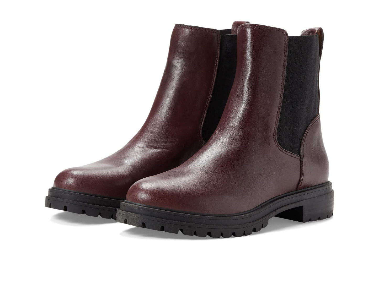Madewell The Bradley Chelsea Lugsole Boot Dark Cabernet 8 M