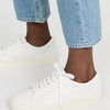 Madewell Women's Sidewalk Low Top Sneakers, Pale Parchment Multi, 5 Medium US