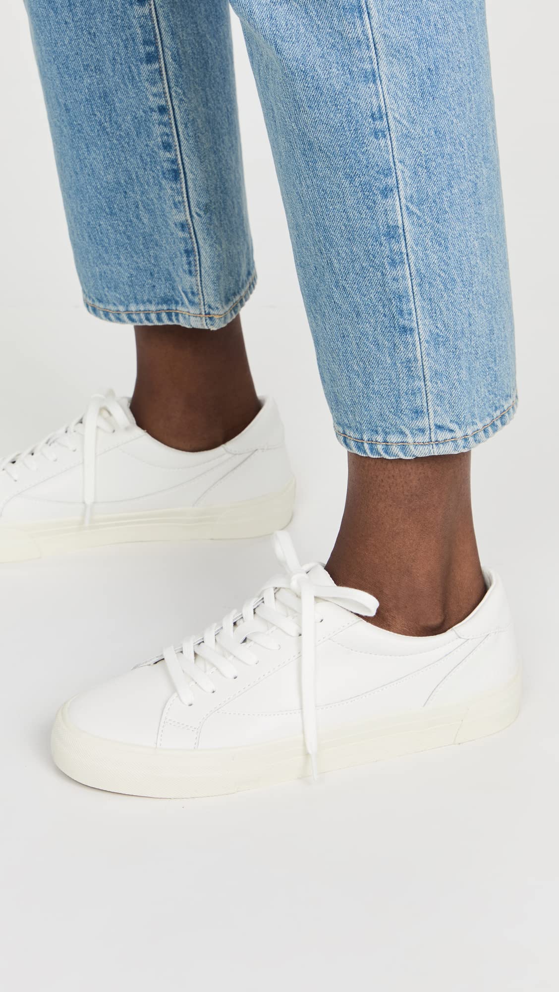 Madewell Women's Sidewalk Low Top Sneakers, Pale Parchment Multi, 5 Medium US