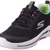Skechers Go Walk Arch Fit - Fun Voyage Black/Hot Pink 8.5 B (M)