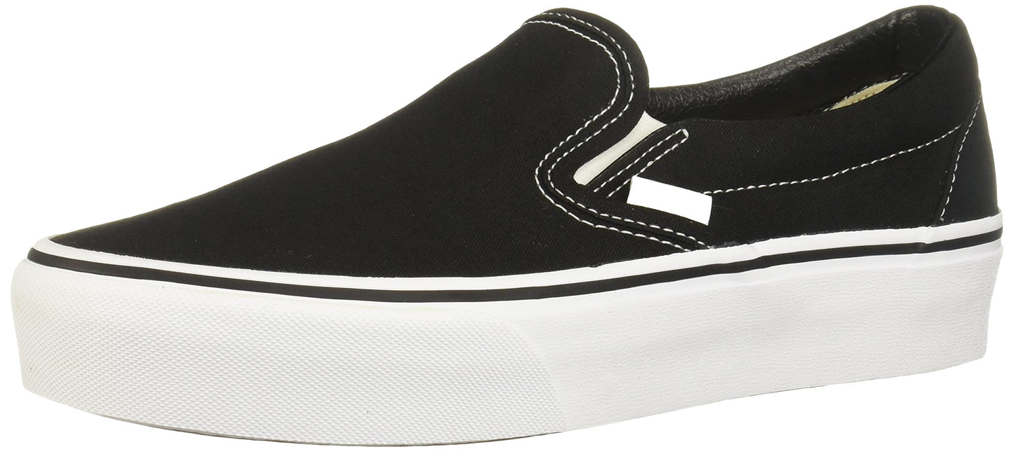 Vans Classic Slip-On Platform, Womens Slip On Trainers, Black (black BLK), 5.5 US