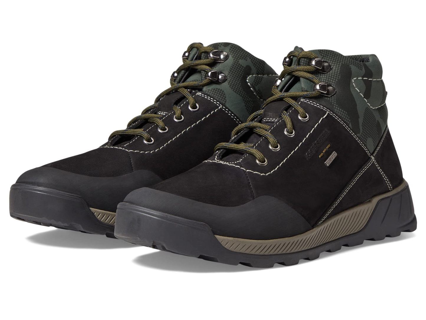 Josef Seibel Waterproof Raymond 54 Black/Kombi Nubuk/Kombi EU 46 (US Men's 12) M
