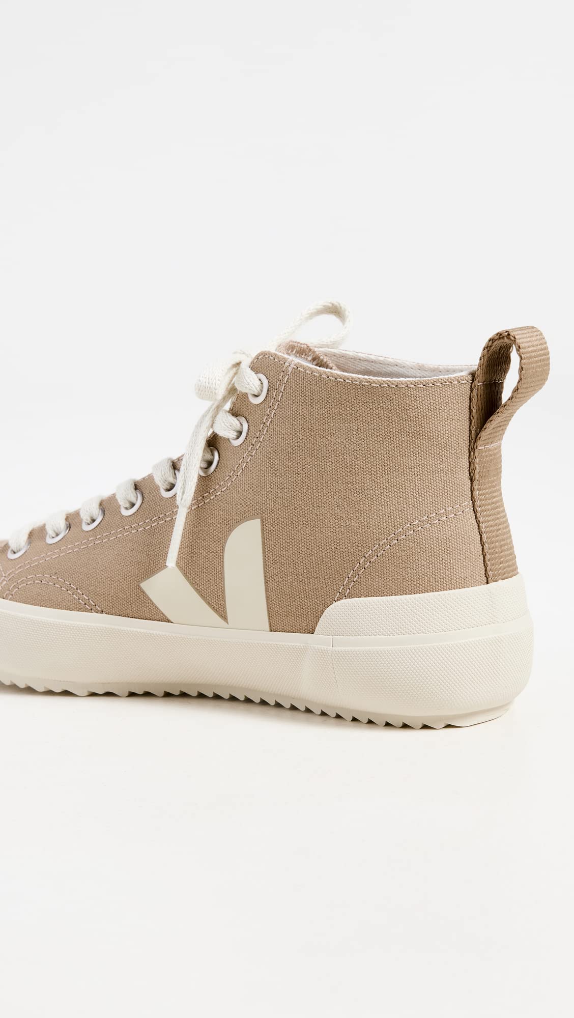 Veja Women's Nova High Top Sneakers, Dune Pierre, Tan, 10 Medium US