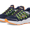 Skechers Kids Boys Turbo Tread Sneaker, Navy/Orange, 10.5, Little Kid